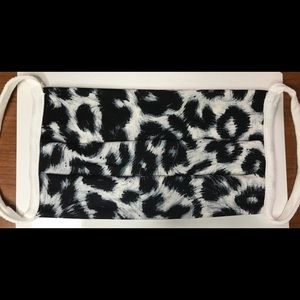 Gray Animal Print Face Masks